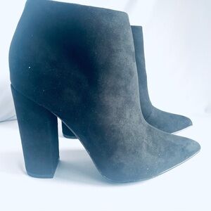 NWT Shoe Dazzle Brooke Black ankle Boots Booties Size 7.5